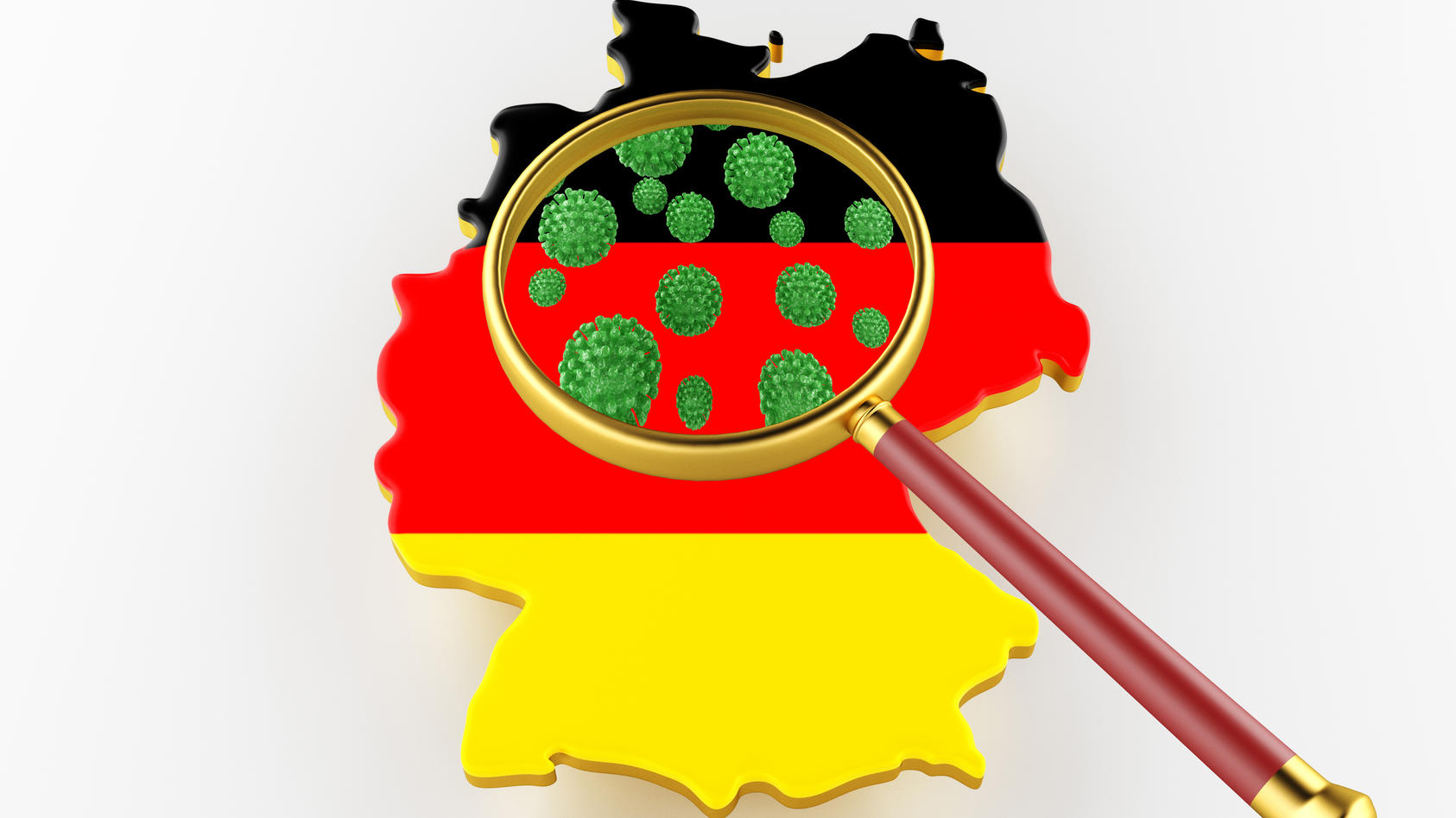 Deutschlandkarte zu Coronavirus