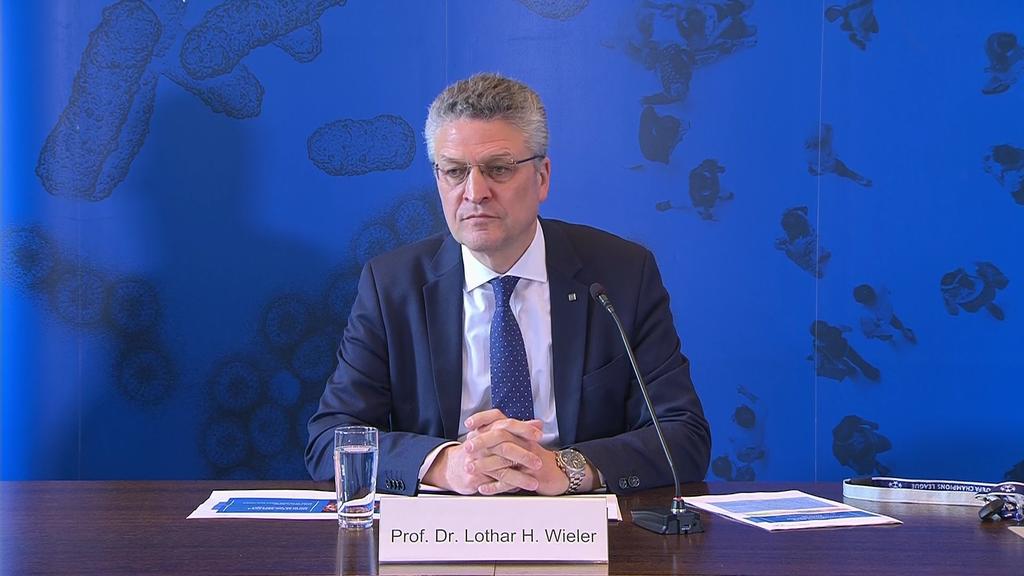 RKI-Präsident Dr. Lothar Wieler bei der Pressekonferenz am Dienstag 07.04.2020