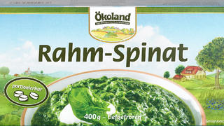 Rückruf wegen Kunststoffpartikel im Essen: Betroffen ist der Ökoland Tiefkühl Rahm-Spinat 400g
