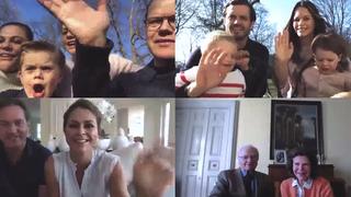 Die schwedische Königsfamilie feiert Ostern per Videochat.