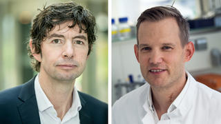 Die Virologen Christian Drosten (links) und Hendrik Streeck (rechts)