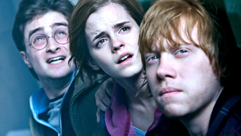 Daniel Radcliffe, Emma Watson und Rupert Grint 