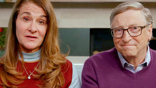 Melinda Gates and Bill Gates speak during the ''One World: Together at Home'' event, a special broadcast of music, comedy and personal stories celebrating those around the world on the frontlines of the coronavirus disease (COVID-19) pandemic led by the World Health Organization (WHO) and the nonprofit group Global Citizen in this screenshot taken from a video on April 18, 2020. Global Citizen/Handout via REUTERS  NO RESALES. NO ARCHIVES. THIS IMAGE HAS BEEN SUPPLIED BY A THIRD PARTY.