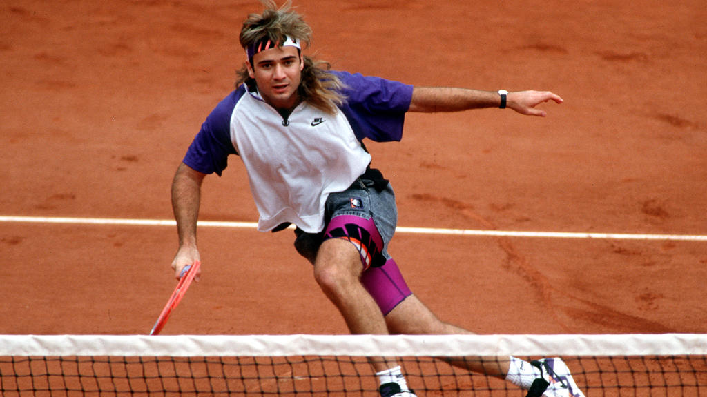 Agassi Jung im Spiel