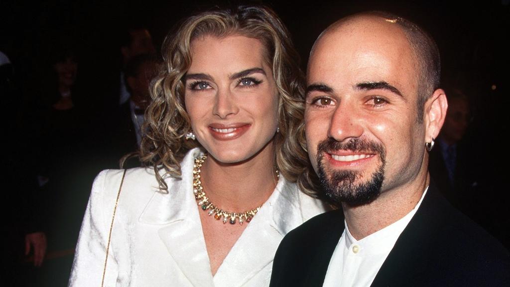 Agassi mit Steffi Graf