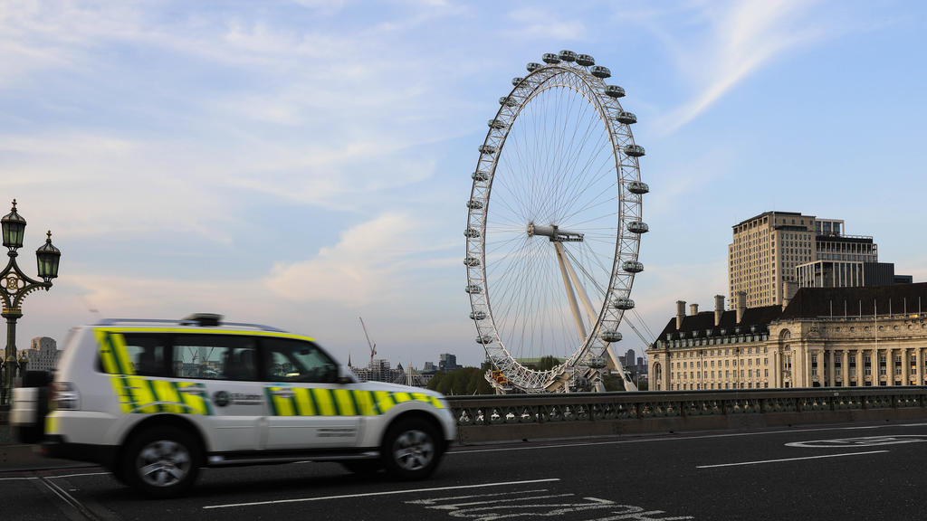 April 23, 2020, London, England, United Kingdom: London Ronny Best's father works for St. Thomas' Hospital in London on the frontline of the fight against COVID 19. He joined paramedics and emergency services during a weekly tribute to frontline work