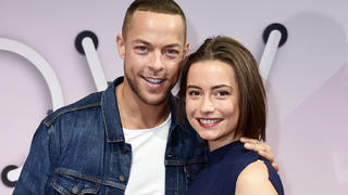 Andrej Mangold und Jennifer Lange auf der Glow - The Beauty Convention by dm in der Messe Stuttgart. Stuttgart, 30.03.2019 | Verwendung weltweit