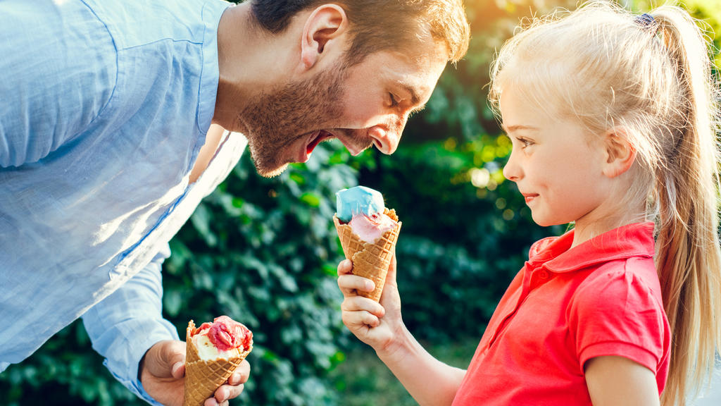 Als Belohnung gibt's ein Eis für die Energie-Sparfüchse