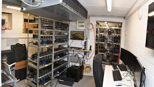 Serverraum des Hauptverdächtigen