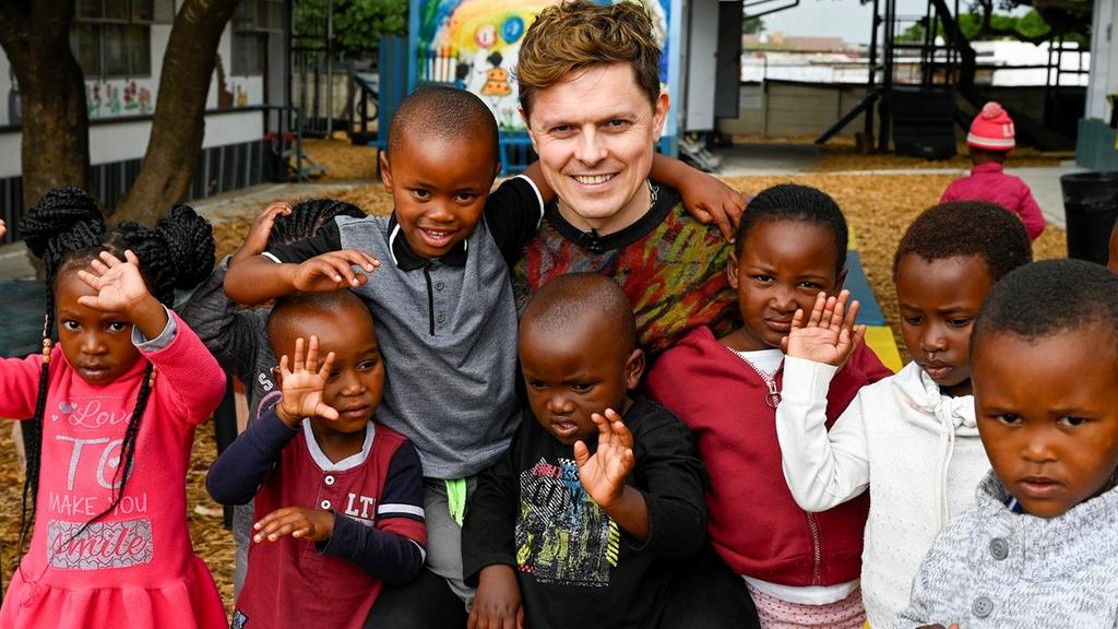 Michael Patrick Kelly im Township Masakhane