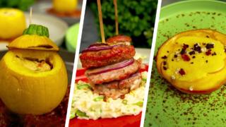 Ja, dieses 3-Gänge-Menü ist auf dem Grill zubereitet!