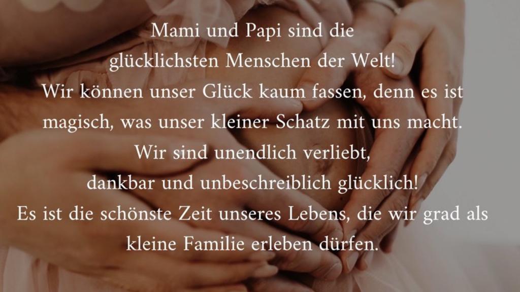 Angelina Pannek verkündet die Baby-News bei Instagram.