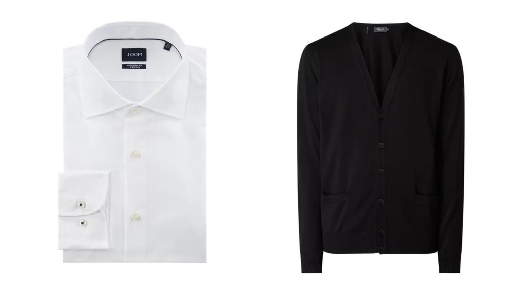 Hemd von Joop!, Cardigan von Maerz Muenchen.