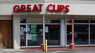 The Great Clips hair salon on South Glenstone Avenue, where Springfield-Greene County Health Department Director Clay Goddard said a stylist who tested positive for coronavirus disease (COVID-19) had worked for over a week, is seen in Springfield, Missouri, U.S. May 22, 2020. Picture taken May 22, 2020.  Nathan Papes/Springfield News-Leader via USA TODAY NETWORK via REUTERS.