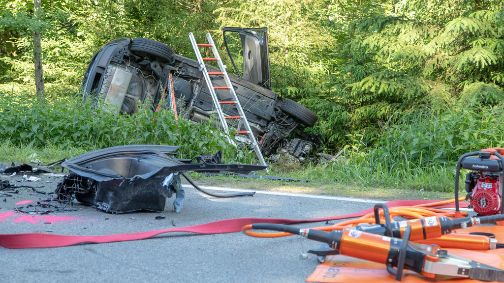 Unfall bei Aue (Sachsen)