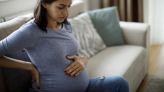 Schwangere mit Sodbrennen