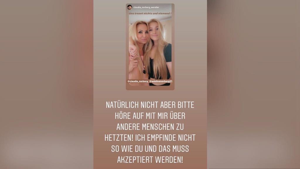 Namenszoff: Adeline Norberg richtet klaren Appell an Mama Claudia