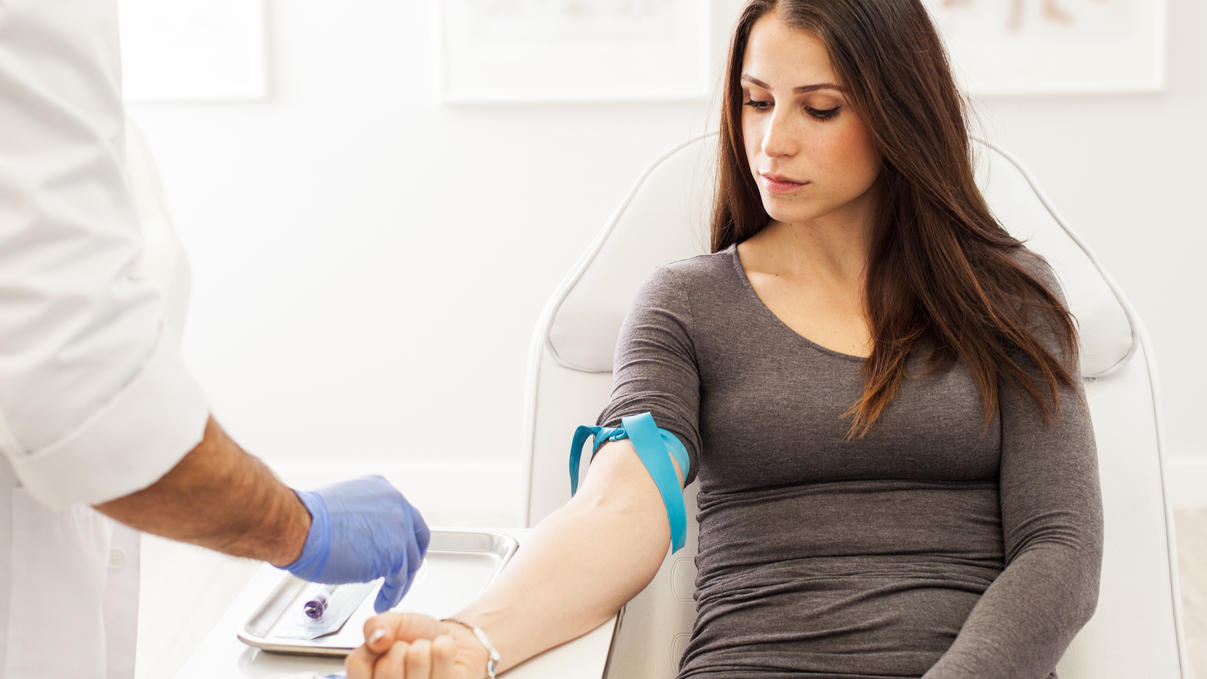 Beim Zöliakie-Test wird das Blut der Patienten auf Antikörper untersucht