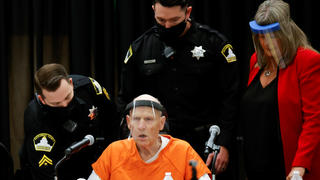 Former police officer Joseph James DeAngelo Jr. attends a hearing on crimes attributed to the Golden State Killer at the Sacramento County courtroom, in Sacramento, California, U.S., June 29, 2020. REUTERS/Fred Greaves