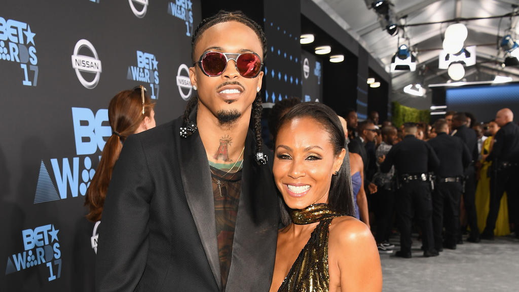 Sie kennen sich: Rapper August Alsina und Jada Pinkett Smith bei den BET Awards 2017 BET.