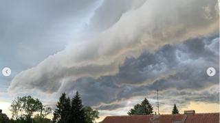 Wahnsinnige Wolkenformationen über München (Ulrich Löhnert)
