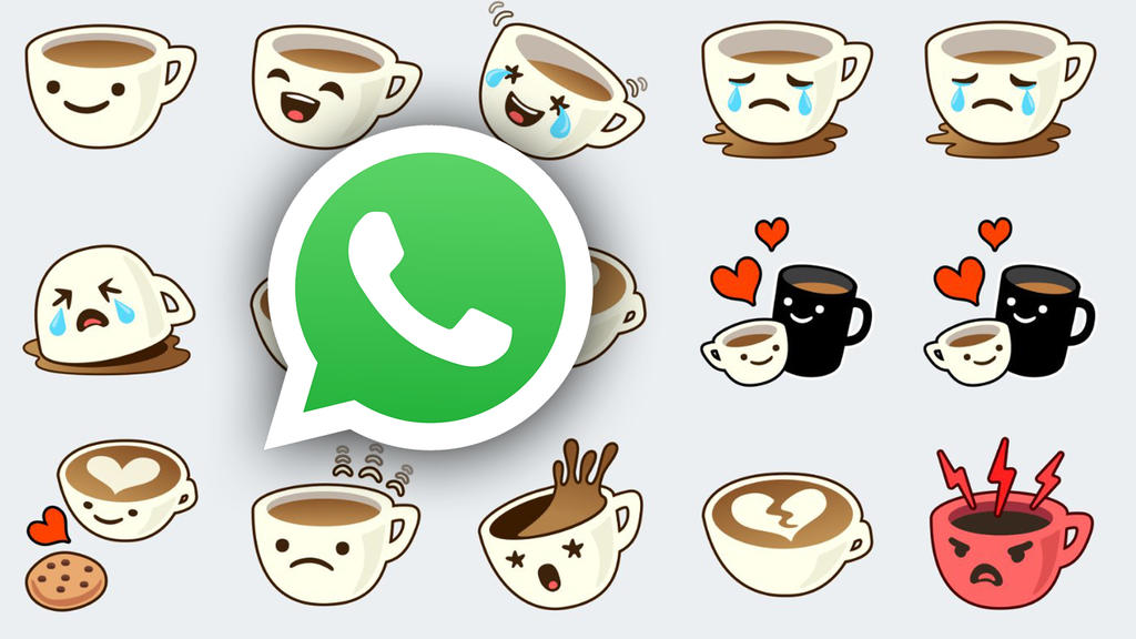 Die süße Tasse "Cuppy" ist eins der zwölf neuen Sticker-Sets bei Whatsapp.