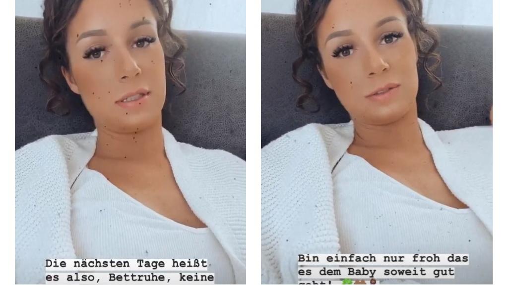 Samira erzählt Fans, dass sie einen Blasensprung hatte. Ab sofort ist Bettruhe angesagt.