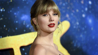 FILE - Singer-actress Taylor Swift attends the world premiere of "Cats" in New York on Dec. 16, 2019. Swift has a new album coming out on Friday called "Folklore." She says the standard edition will include 16 tracks and the album will feature Bon Iver, Aaron Dessner of The National and frequent collaborator Jack Antonoff.  (Photo by Evan Agostini/Invision/AP, File)