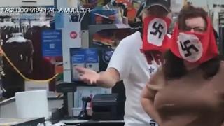 Ein Ehepaar aus Minnesota trug Nazi-Masken beim Einkaufen.