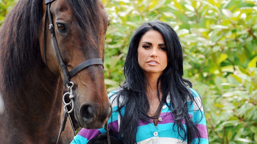 Katie Price mit ihrem verstorbenen Pferd