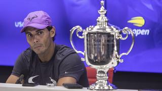  September 8, 2019, Flushing Meadows, New York, United States of America: Rafael Nadal attends a press conference, PK, Pressekonferenz after winning the Men Singles Finals match against Daniil Medvedev on Day 14 of the 2019 US Open at USTA Billie Jean King National Tennis Center on Sunday September 8, 2019 in the Flushing neighborhood of the Queens borough of New York City. Nadal defeats Medvedev, 7-5, 6-3, 5-7, 4-6, 6-4. JAVIER ROJAS/PI Rafael Nadal Press Conference PUBLICATIONxINxGERxSUIxAUTxONLY - ZUMAp124 20190908_zaa_p124_086 Copyright: xJavierxRojas/Pix