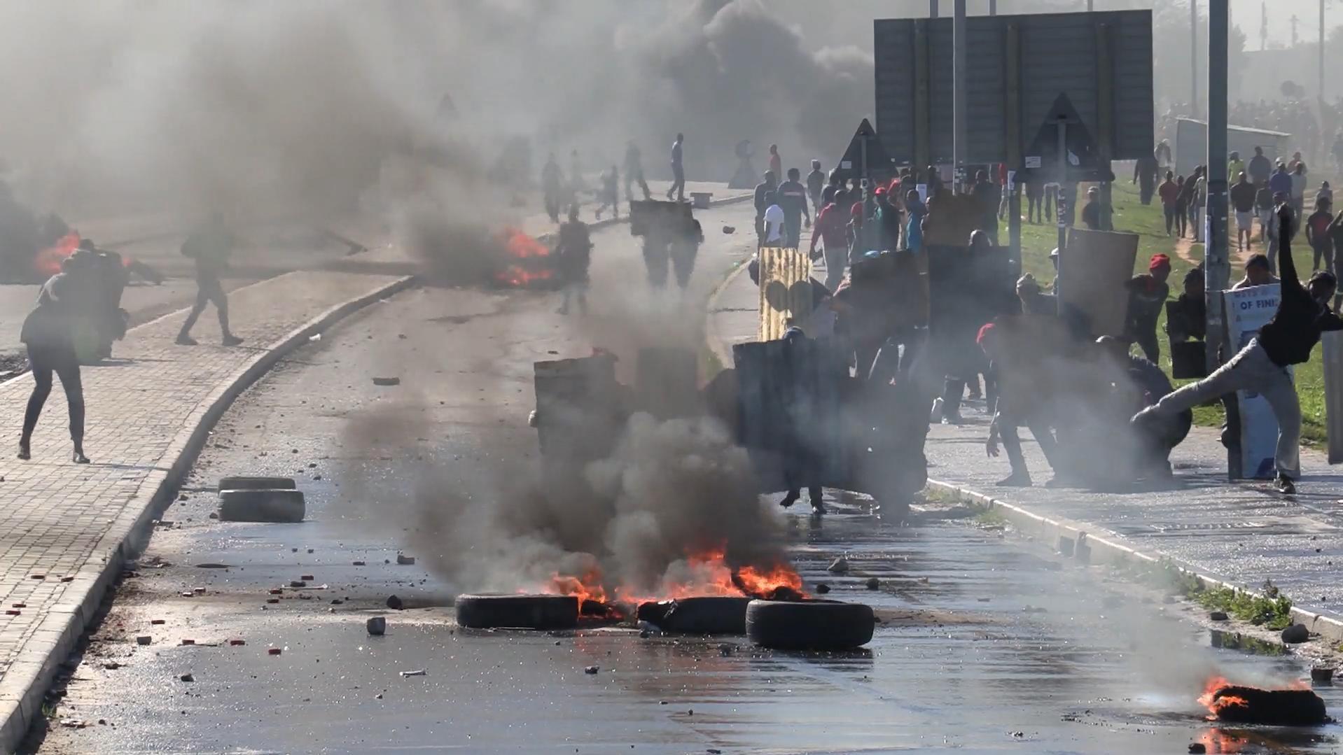 Proteste in Südafrika
