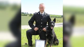 Polizeihund Max aus Wales