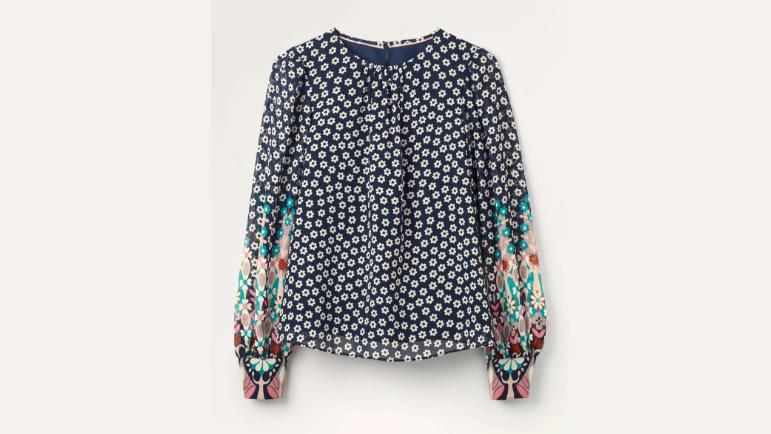Bluse mit Blumenmuster von Boden.
