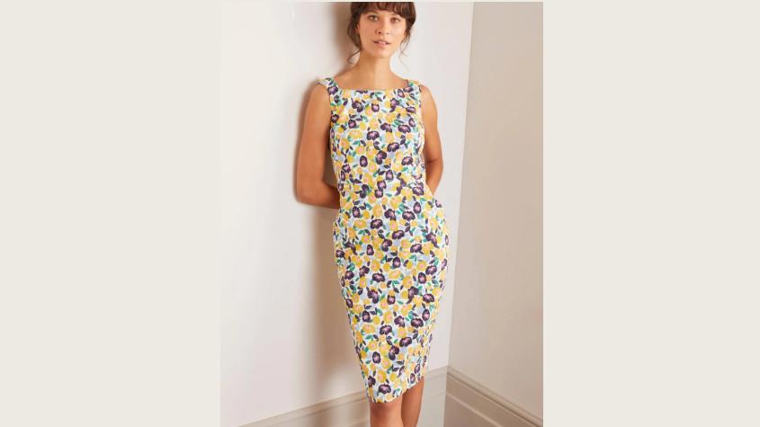 Klassisches Kleid mit Blumenmuster von Boden