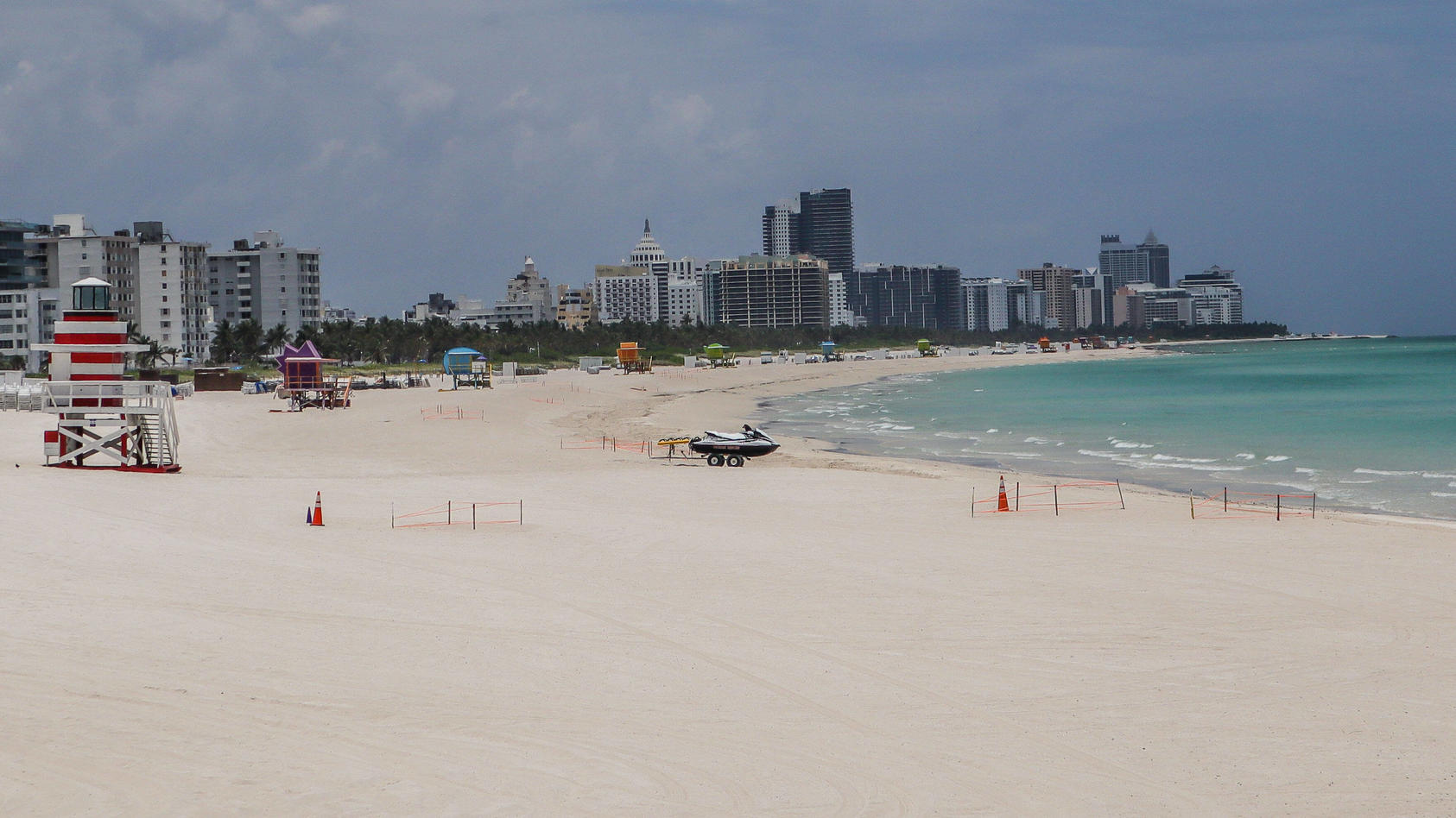 (Symbol-Bild) Strand in Miami, Florida 