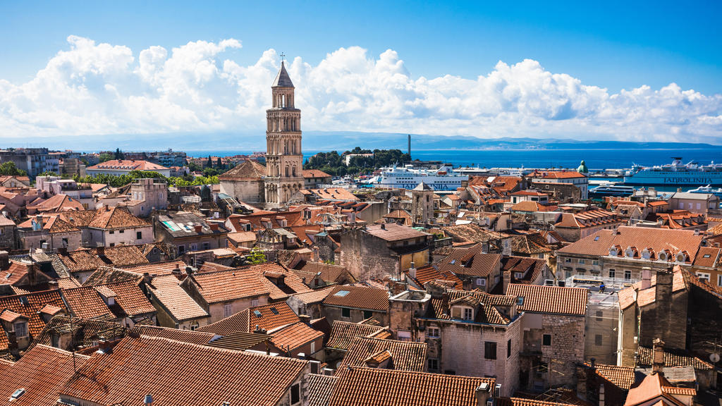 Die kroatische Stadt Split