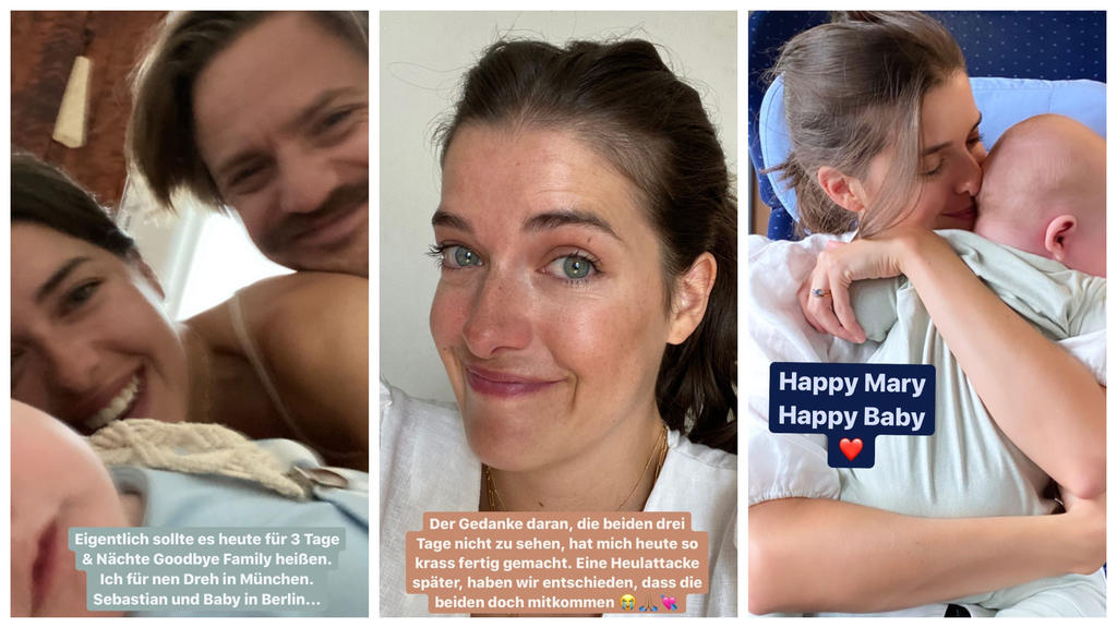 In ihrer Insta-Story teilt Marie diese Schnappschüsse und geht ehrlich mit ihrer kleinen Krise um.