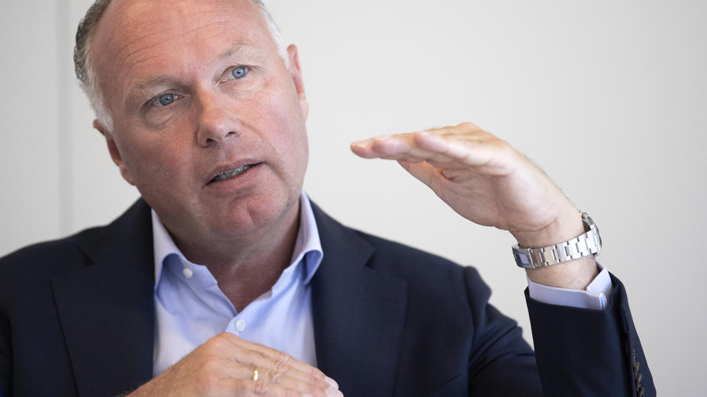 ARCHIV - 14.08.2019, Hessen, Frankfurt/Main: Nick Jue, Deutschland-Chef der ING, im Gespräch mit der Deutschen Presse-Agentur in der Zentrale der Bank. (zu dpa «Direktbank ING denkt über Strafzinsen für Neukunden nach») Foto: Boris Roessler/dpa +++