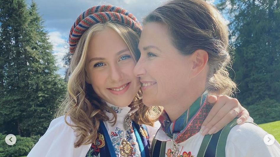Märtha Louise mit ihrer Tochter Leah Isadora
