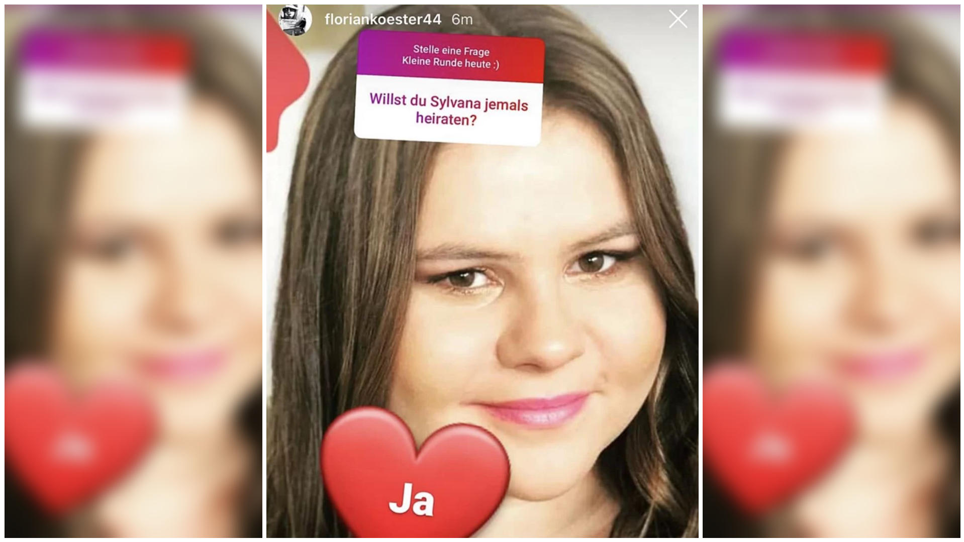 Klares „Ja“: Florian will seine Sylvana Wollny heiraten.