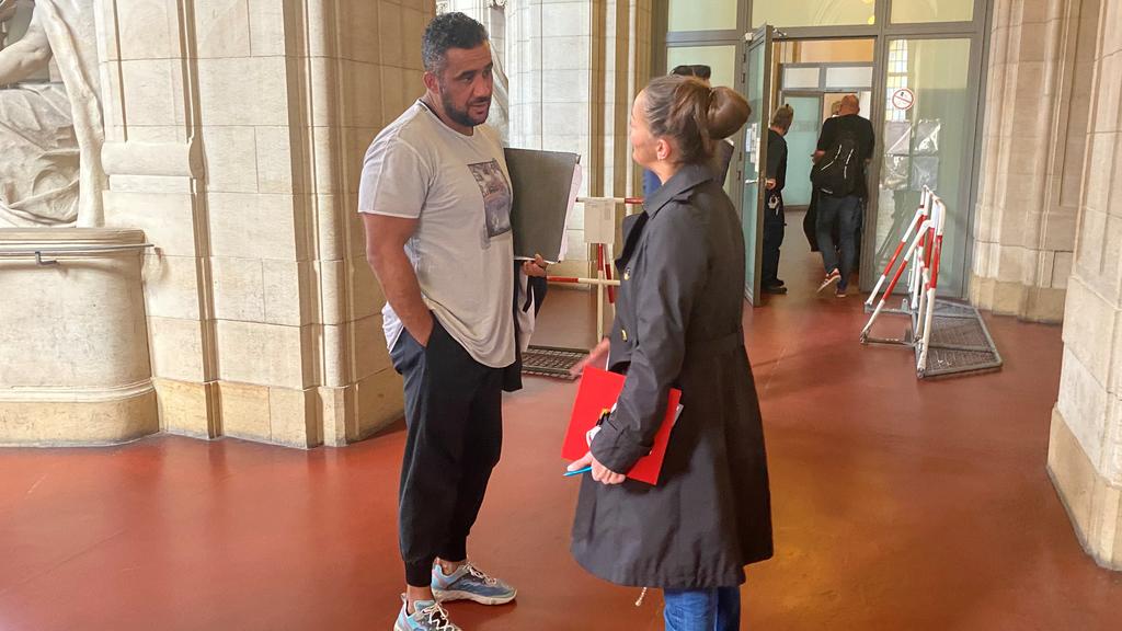 RTL-Reporterin Samina Faizi im gespräch mit Arafat Abou-Chaker