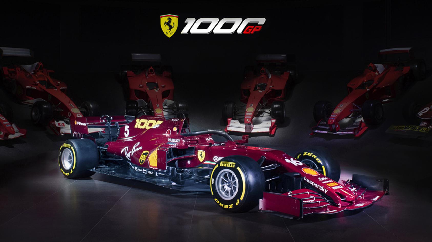 Ferrari mit besonderem Design zum 1000. GP
