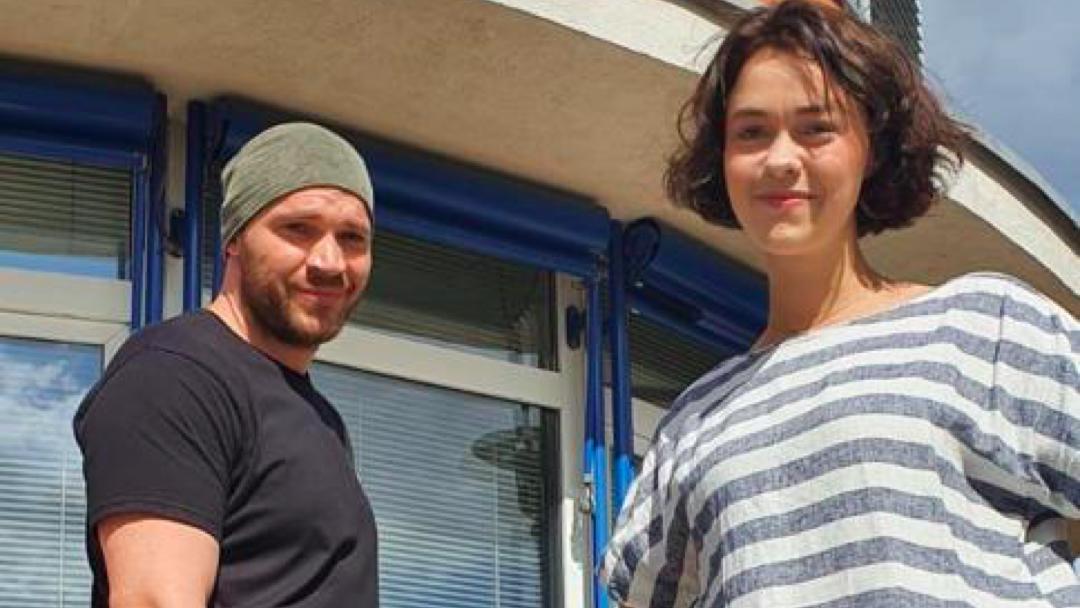 Patrick Heinrich und Ronja Herberich spielen bei GZSZ Vater und Tochter.