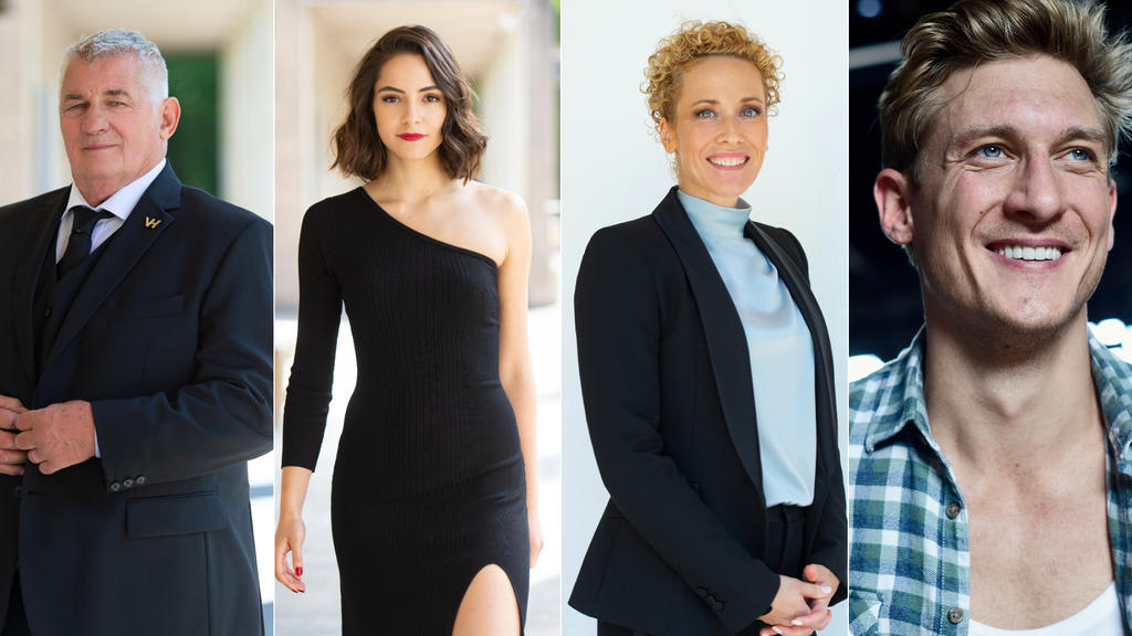 V.l.: Heinz Hoenig, Asli Melisa Uzun, Claudia Hirsche und Martin Walde.
