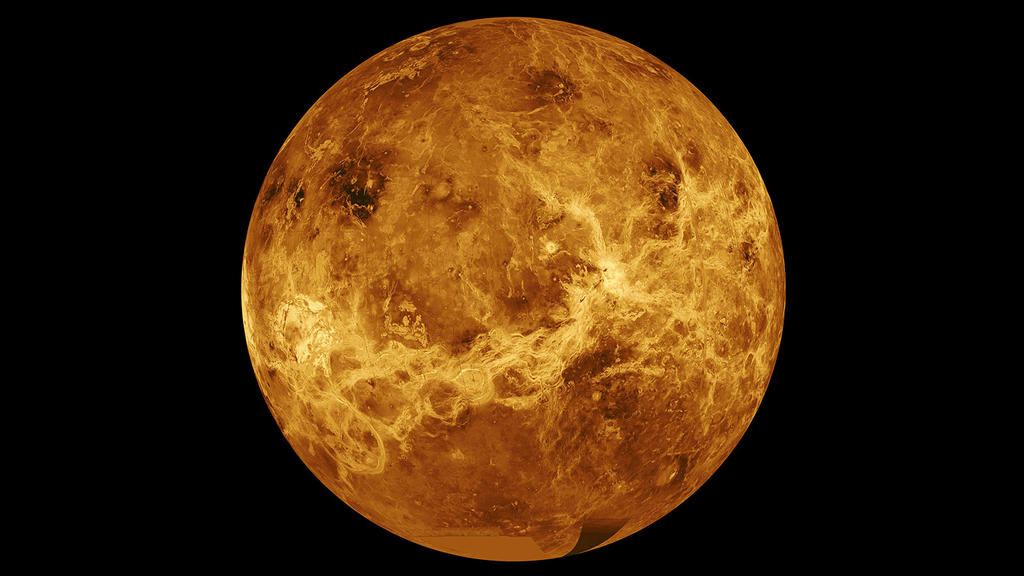 Data from NASA's Magellan spacecraft and Pioneer Venus Orbiter is used in an undated composite image of the planet Venus. NASA/JPL-Caltech/Handout via REUTERS. THIS IMAGE HAS BEEN SUPPLIED BY A THIRD PARTY.