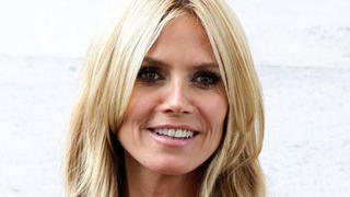 FILE - German model, television host and businesswoman Heidi Klum attends the presentation of the Spring/Summer 2015 collection of Italian designer Roberto Cavalli during the Milan Fashion Week, in Milan, Italy, 20 September 2014. EPA/MATTEO BAZZI (zu dpa "ProSieben verlängert mit Heidi Klum" vom 08.04.2015) +++(c) dpa - Bildfunk+++