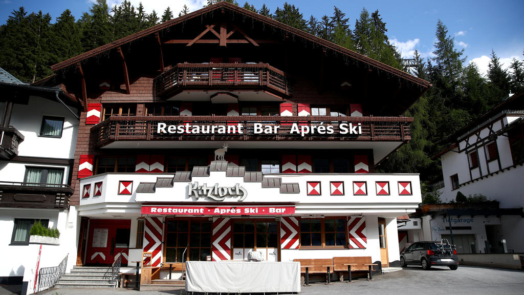 A general view of the Kitzloch apres-ski bar in Ischgl, Austria, July 23, 2020. Hundreds of Austrians were infected and thousands of foreign tourists say they were too as the coronavirus found a breeding ground in crowded apres-ski bars in the ski re