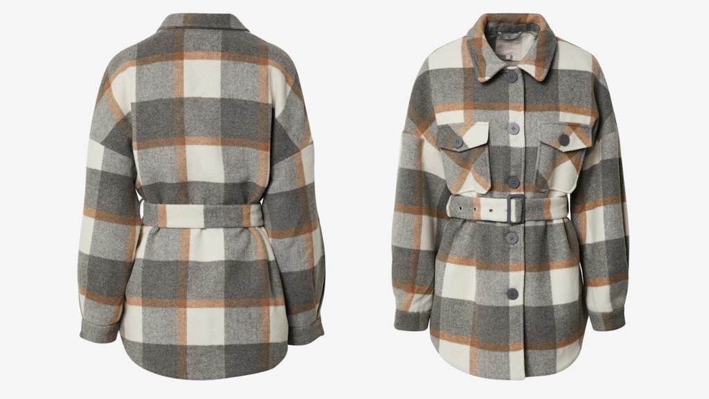 Jacke in Karomuster von Pieces.