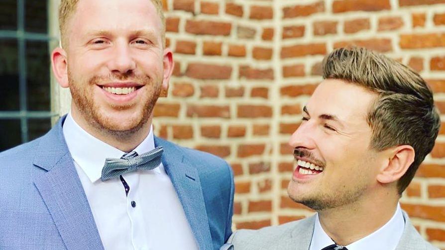 Lars Tönsfeuerborn und sein „Prince Charming“ Nicolas Puschmann.